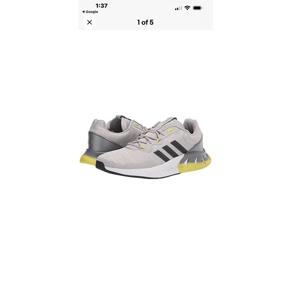 Adidas EQ21 Run Mens Running Shoes Grey Solar Yellow H04966 Size 14
